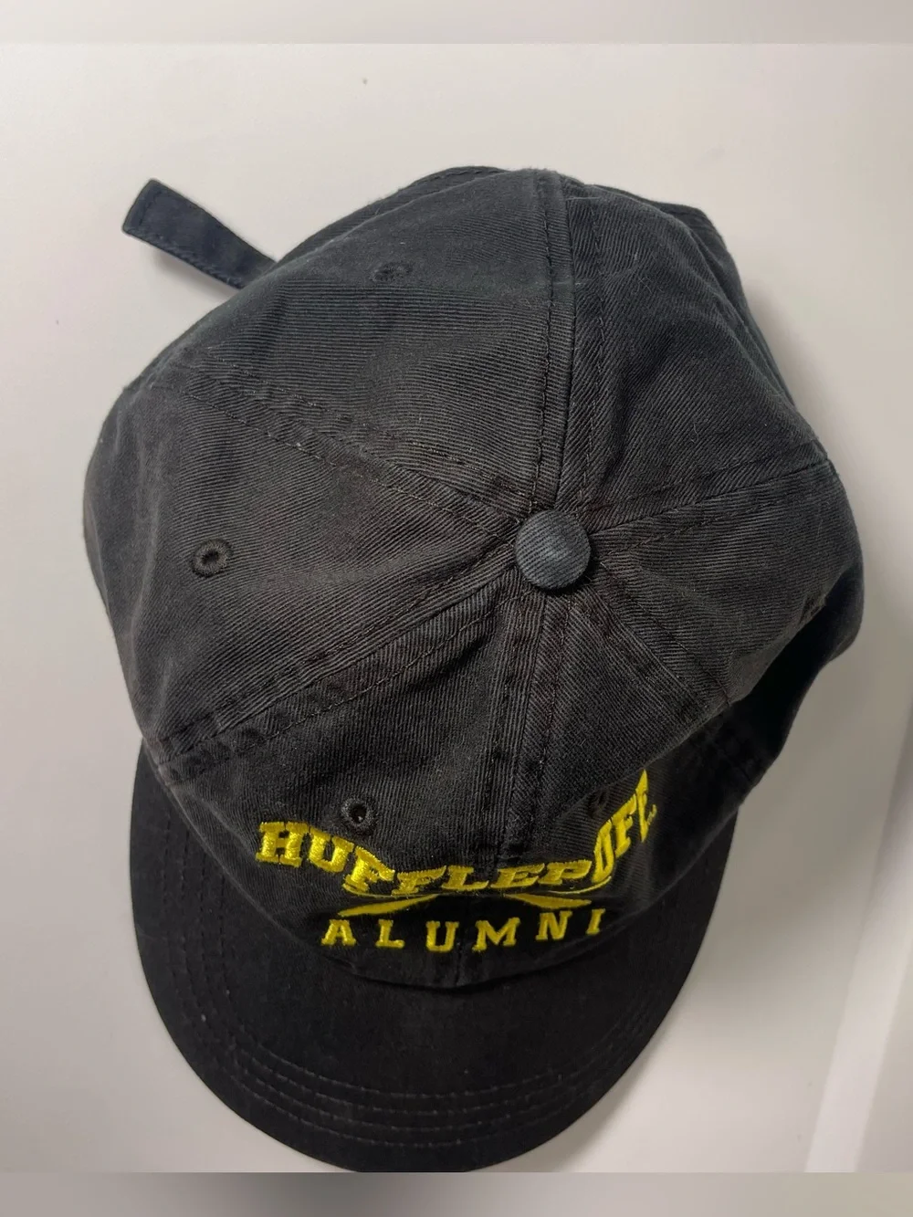 Harry Potter Hufflepuff Alumni Black Yellow Hat